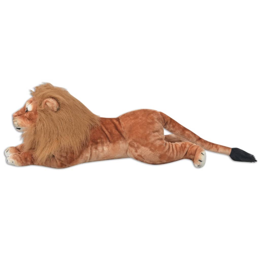 Tiger Kuscheltier Plüsch Braun XXL