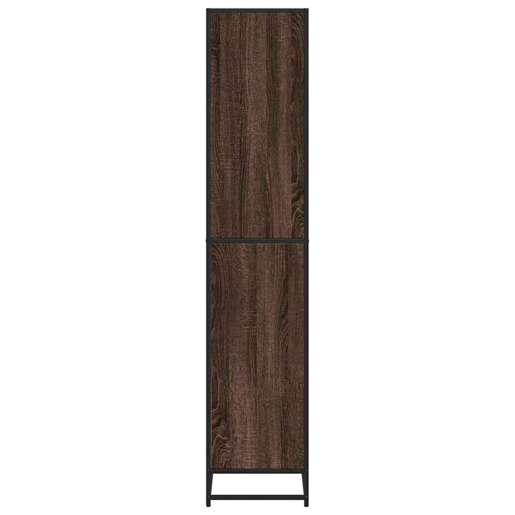 Bücherregal Schwarz 60x35x139 cm Holzwerkstoff