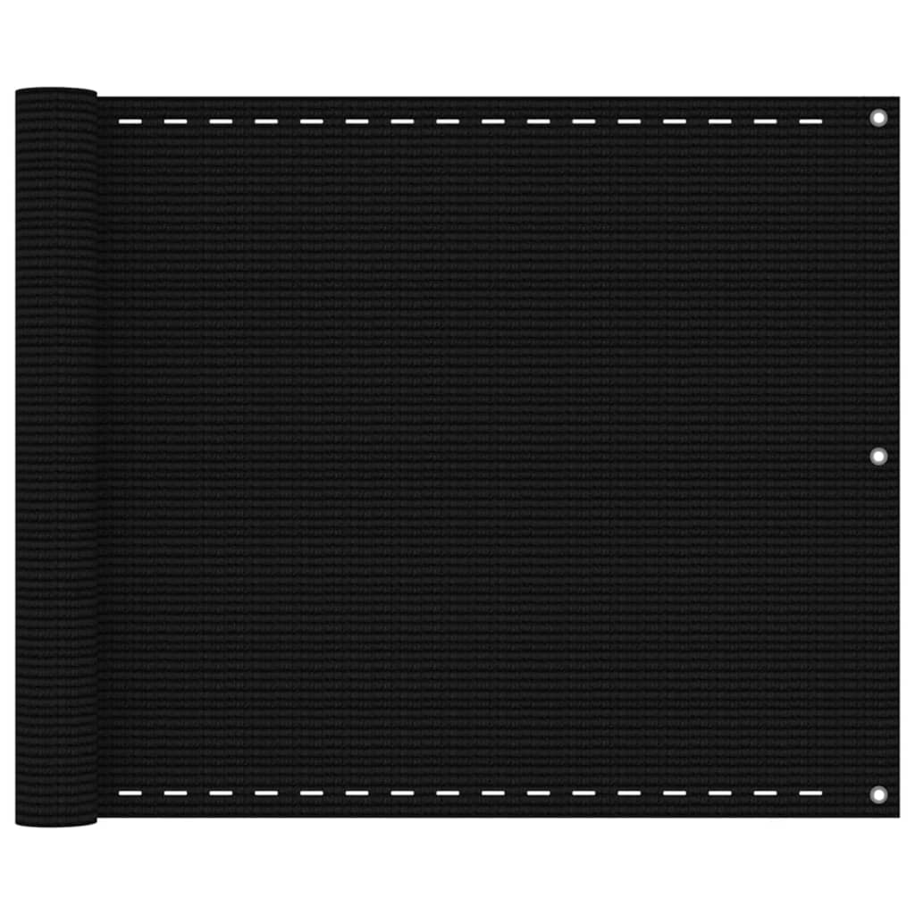 Balkon-Sichtschutz Anthrazit 75x300 cm HDPE