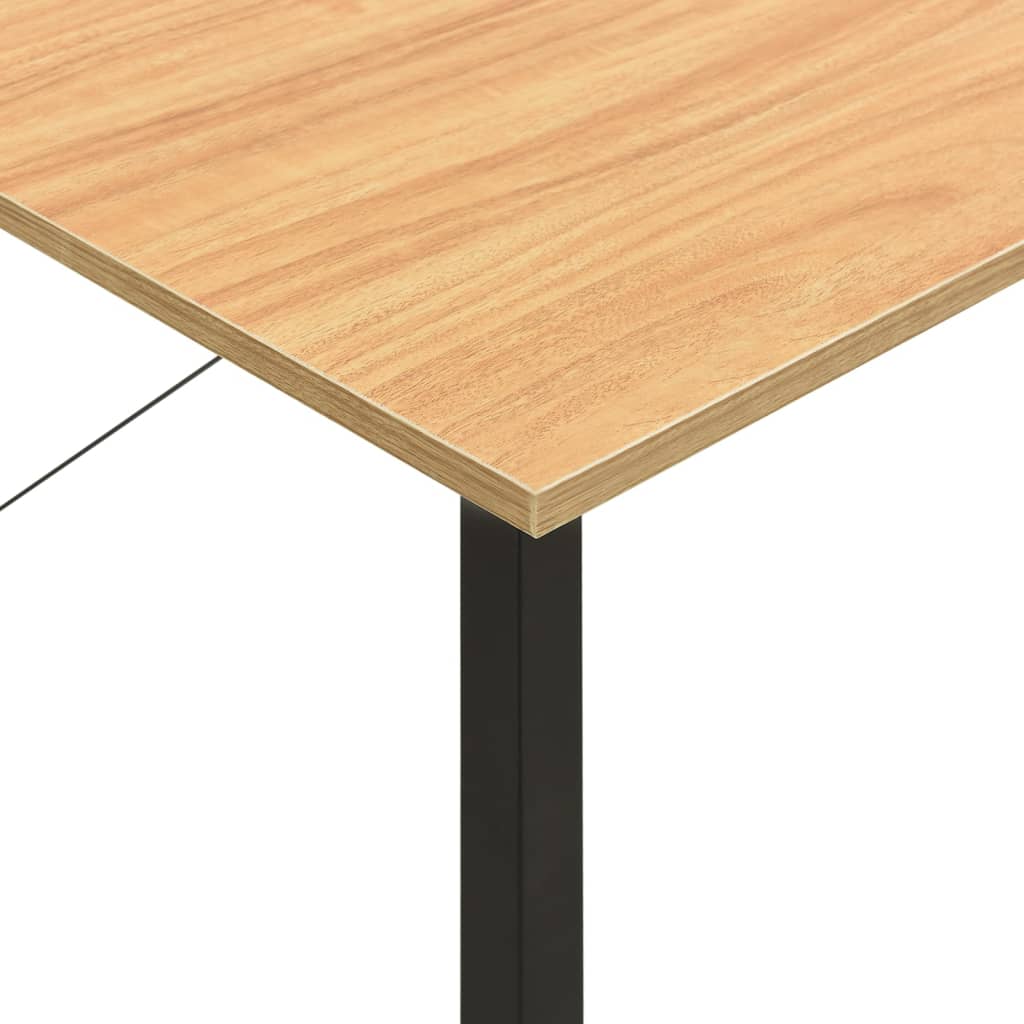 Computertisch Weiß 80x40x72 cm MDF und Metall