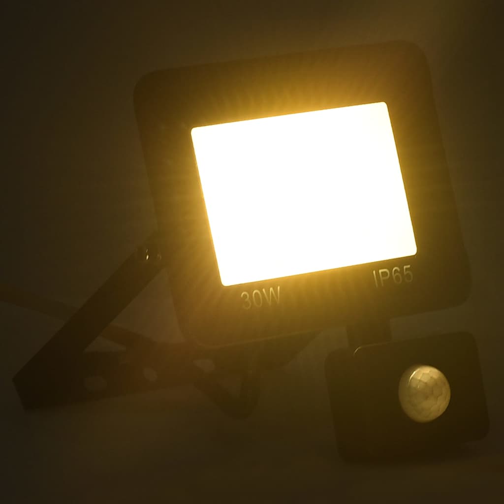 LED-Fluter mit Sensor 10W Warmweiß