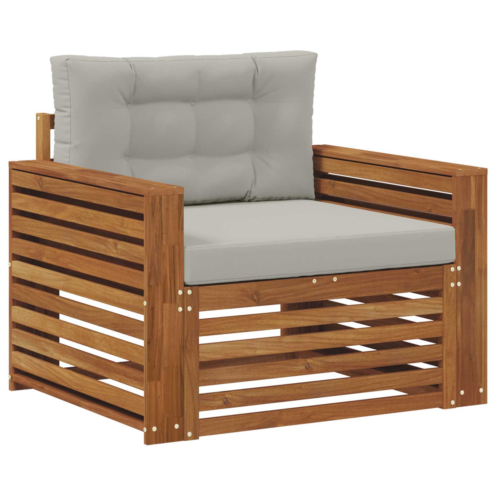 2 Stück Outdoor-Sofa Natur