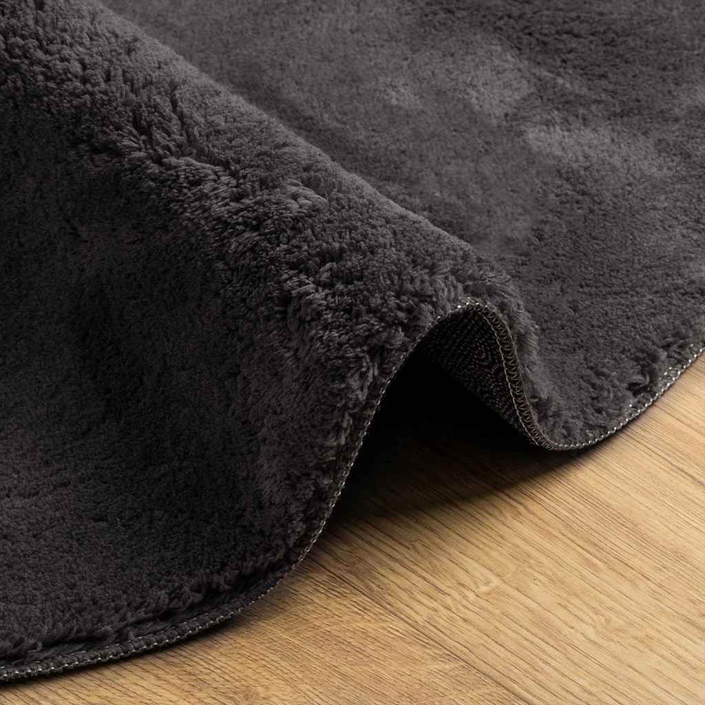 Bereichsteppiche HUARTE Anthrazit 100 x 200 cm 100 %Polyester