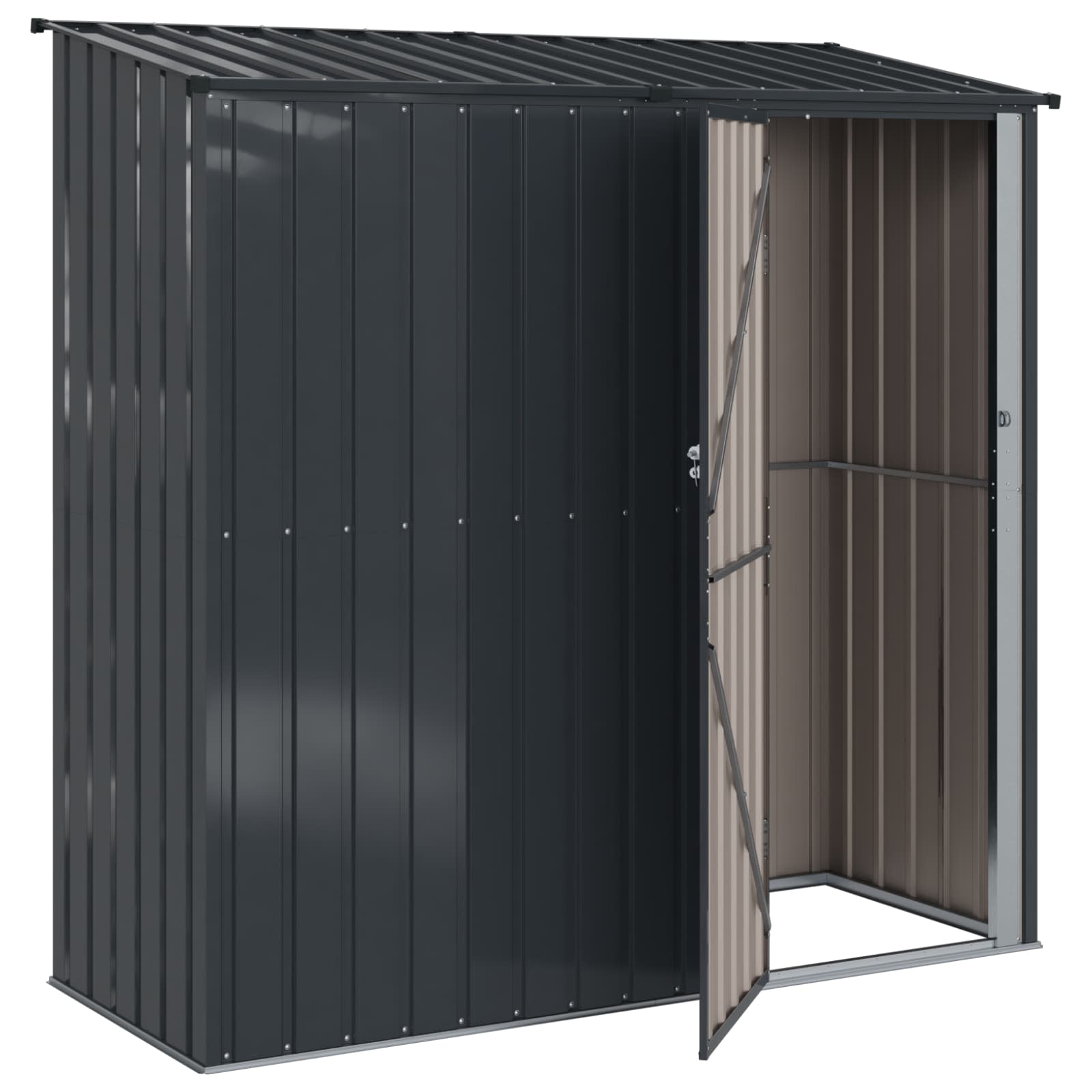 Gartenhütten Anthrazit 103 x 74 x 200 cm Metall