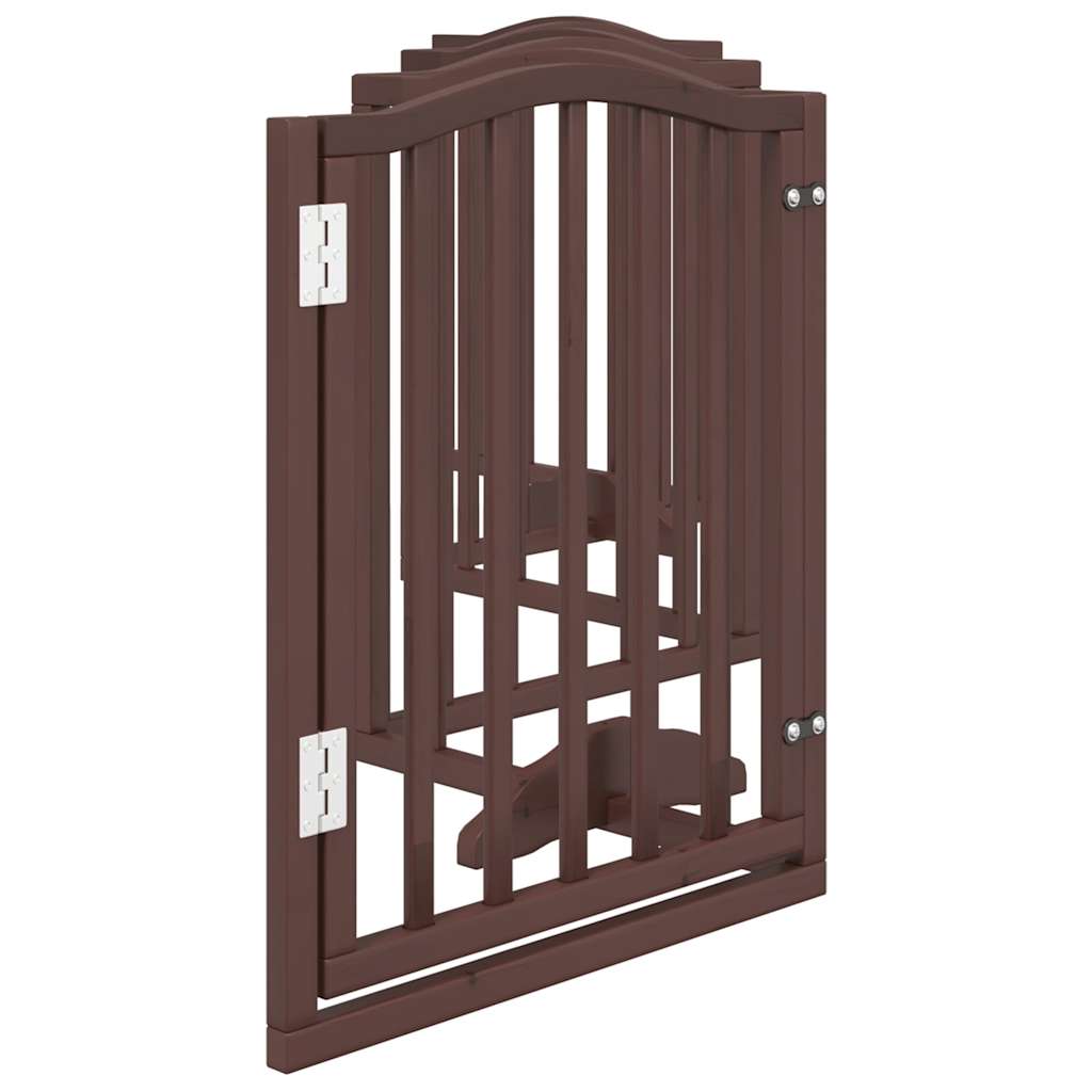 3-tlg. Hundetor Faltbar 150 cm Pappelholz