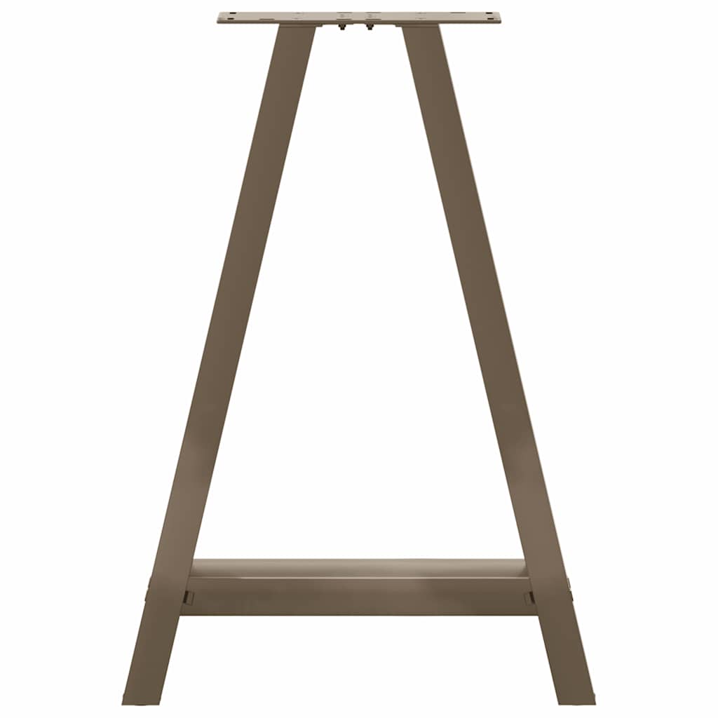 Couchtischbeine A-Form 2 Stk. 30x(30-31) cm Stahl