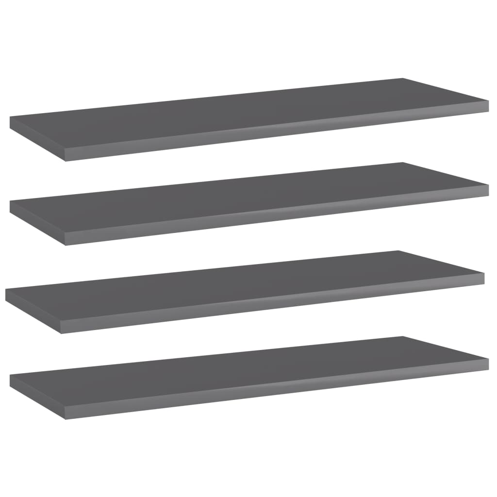 Bücherregal-Bretter 4 Stk. Weiß 40x10x1,5 cm Holzwerkstoff