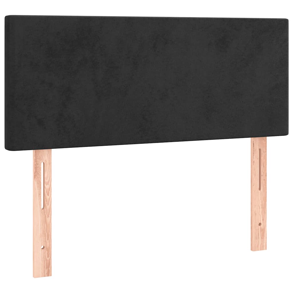 Kopfteil Hellgrau 80x5x118/128 cm Samt
