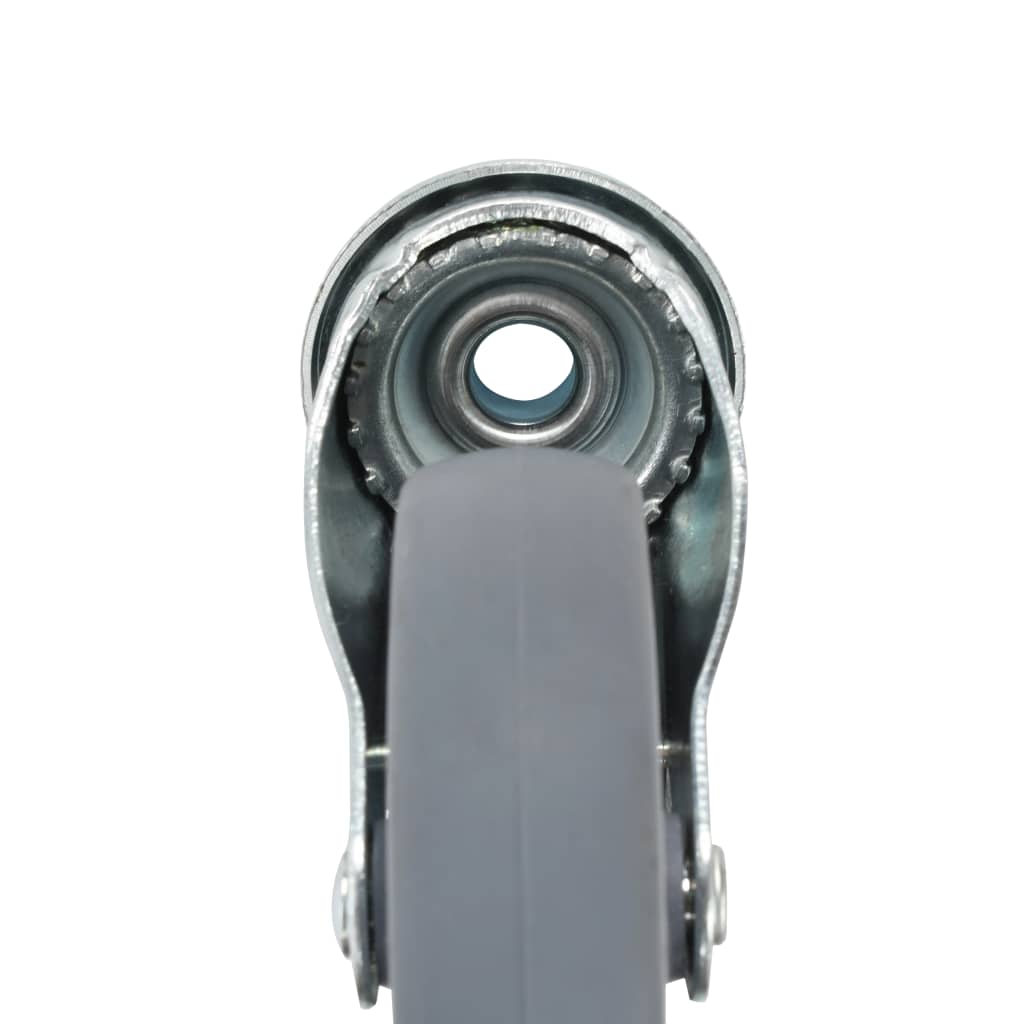 Lenkrollen mit Bolzenloch und Doppelbremsen 4 Stk. 100 mm