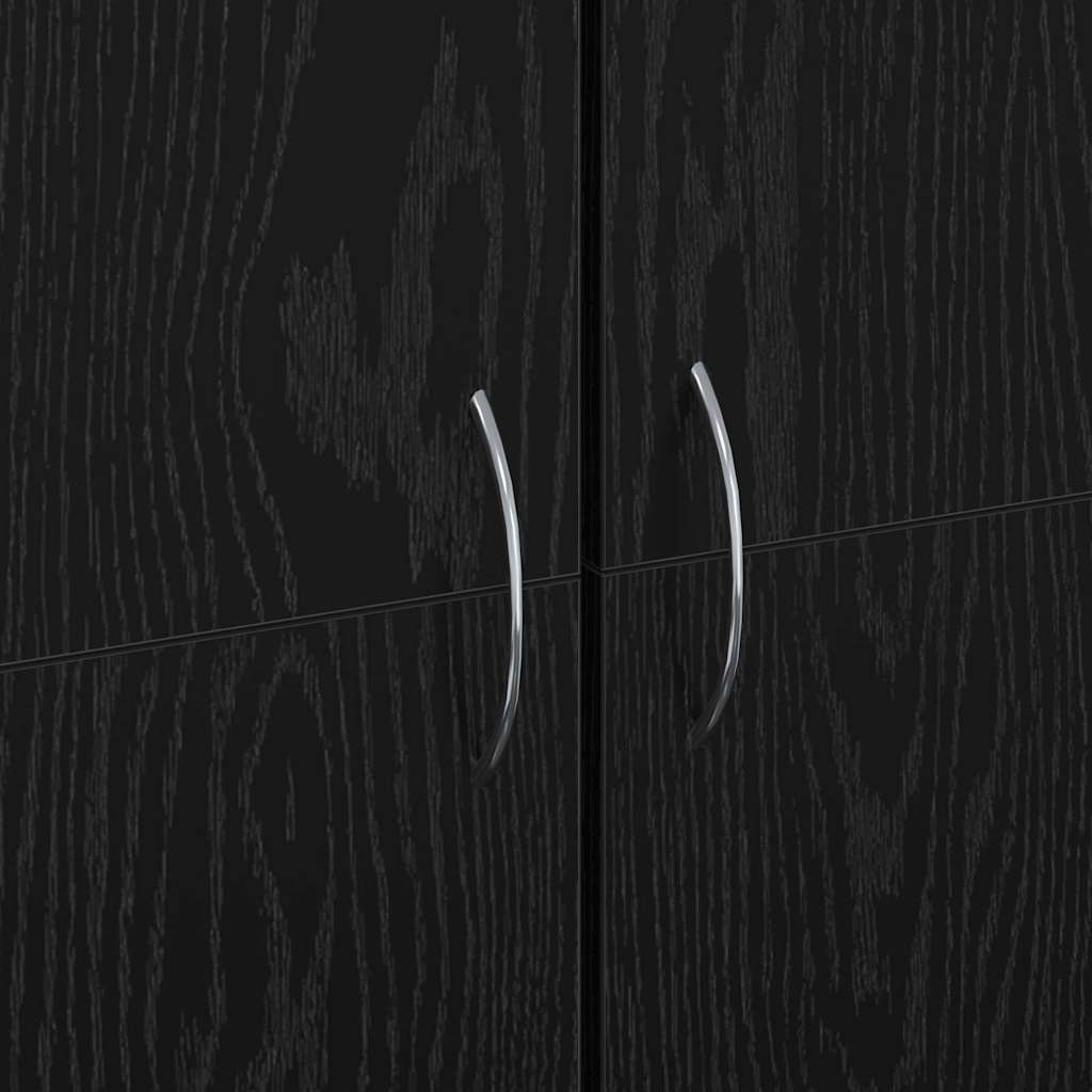 Aktenschrank Weiß 60x32x153 cm Holzwerkstoff