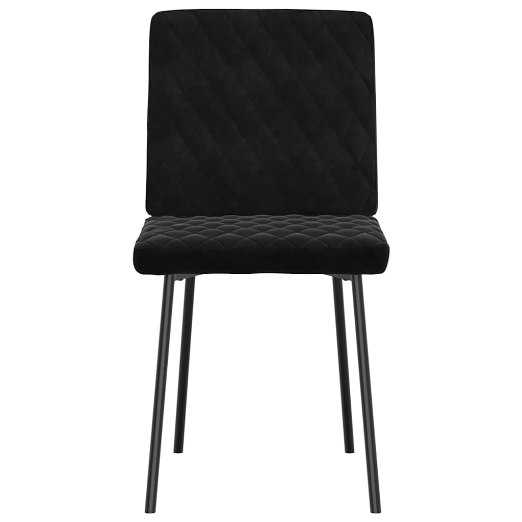 Esszimmerstühle 4 Stk. Creme Samt