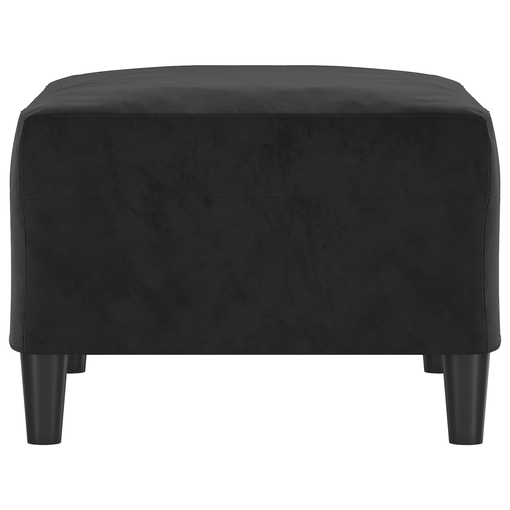 Fußhocker Hellgrau 60x50x41 cm Samt