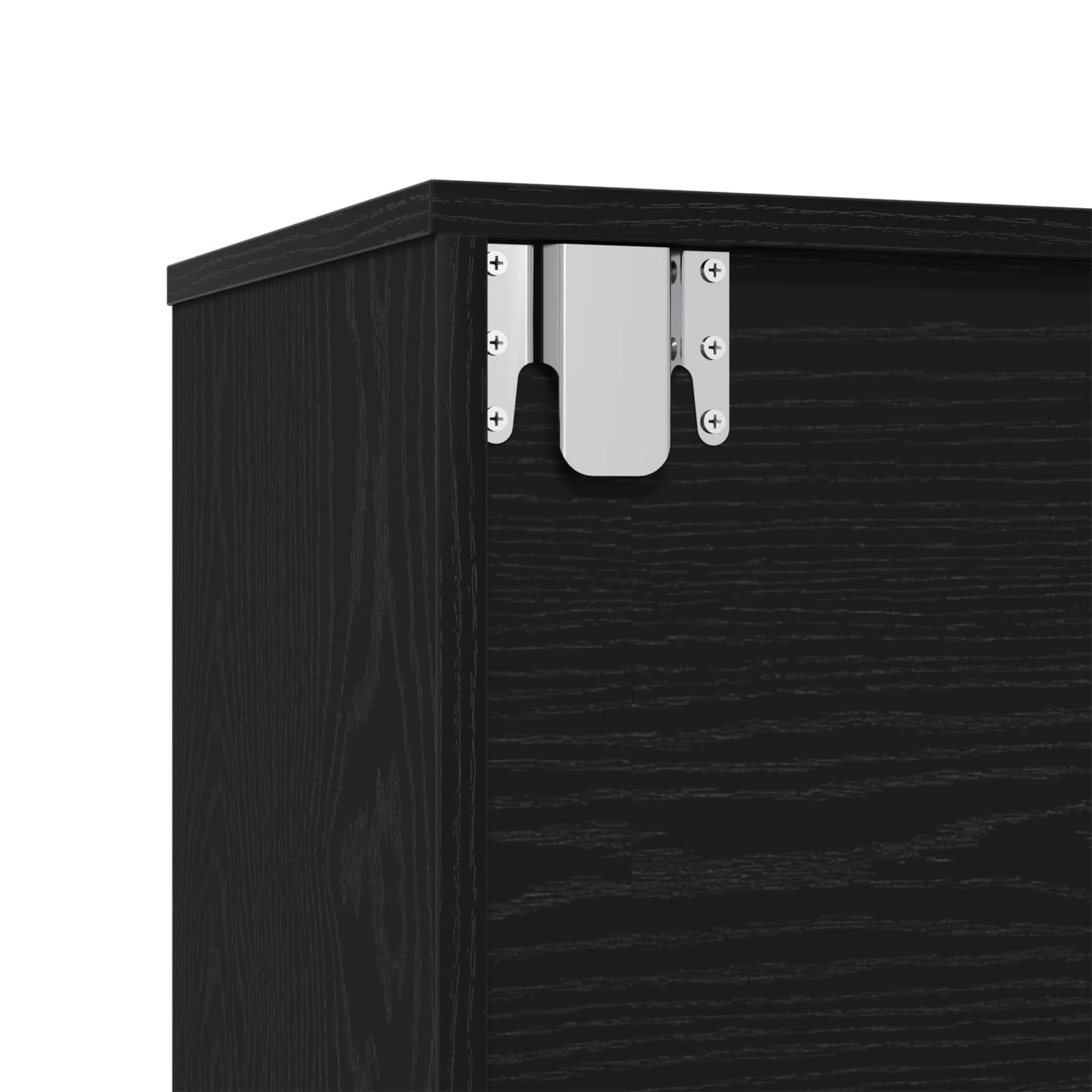 3-tlg. Bücher-/TV-Schrank Set Weiß 180×30×180 cm