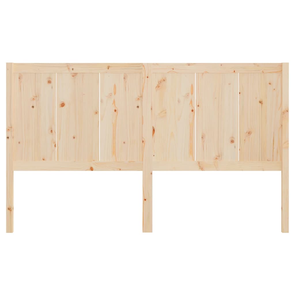 Kopfteil Grau 80,5x4x100 cm Massivholz Kiefer