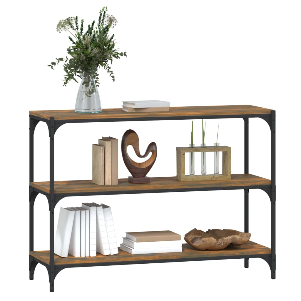 Bücherregal Schwarz 40x33x70,5 cm Holzwerkstoff und Stahl