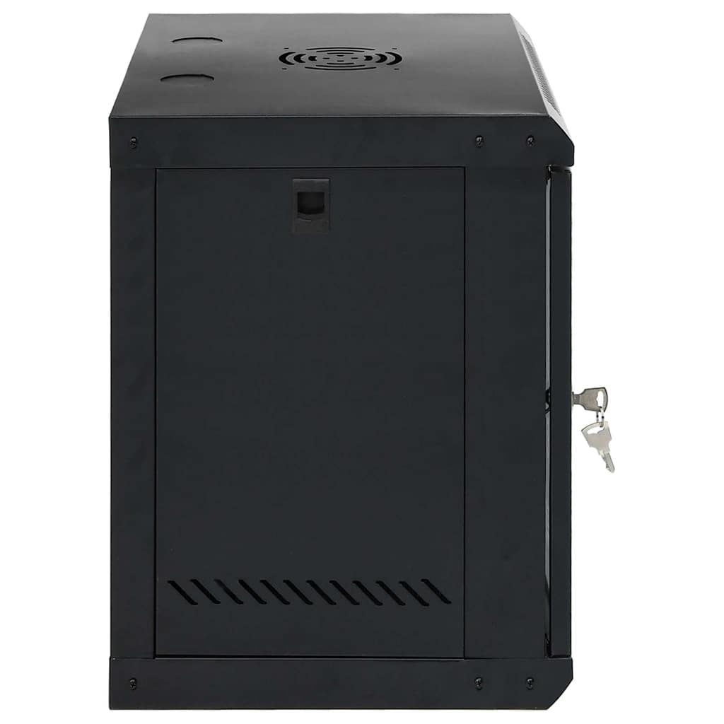 Netzwerkschrank mit Speicher Grau 60 x 45 x 28 cm Stahl