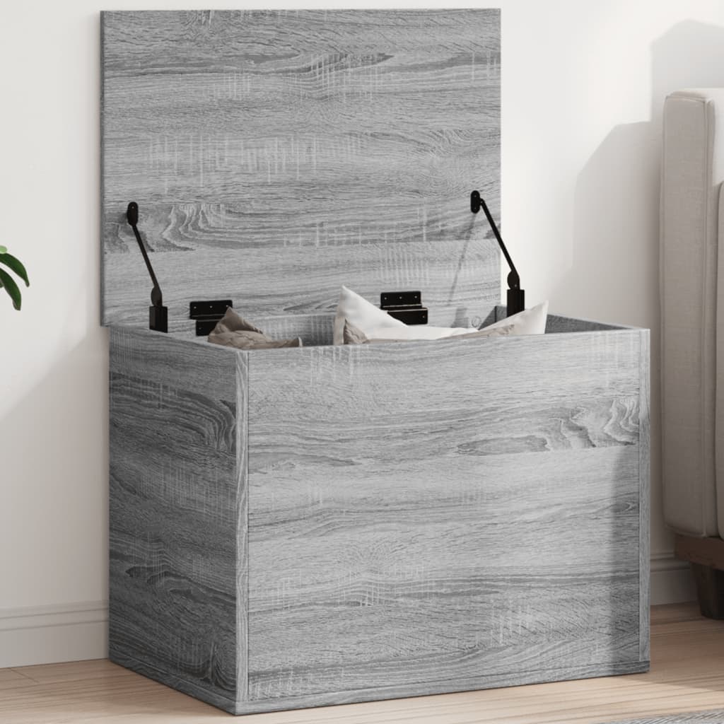 Aufbewahrungstruhe Weiß 84x42x46 cm Holzwerkstoff