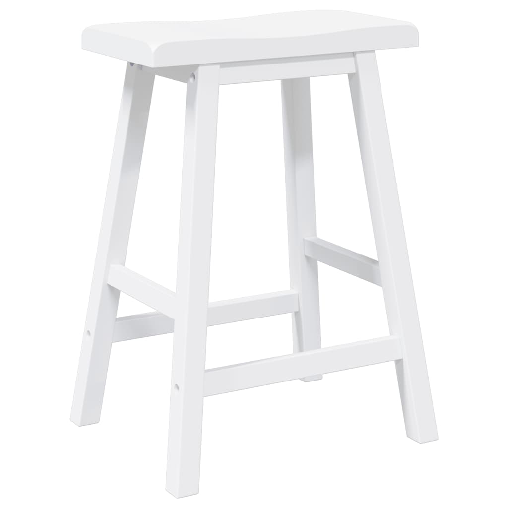 Barhocker 2 Stk. Massivholz
