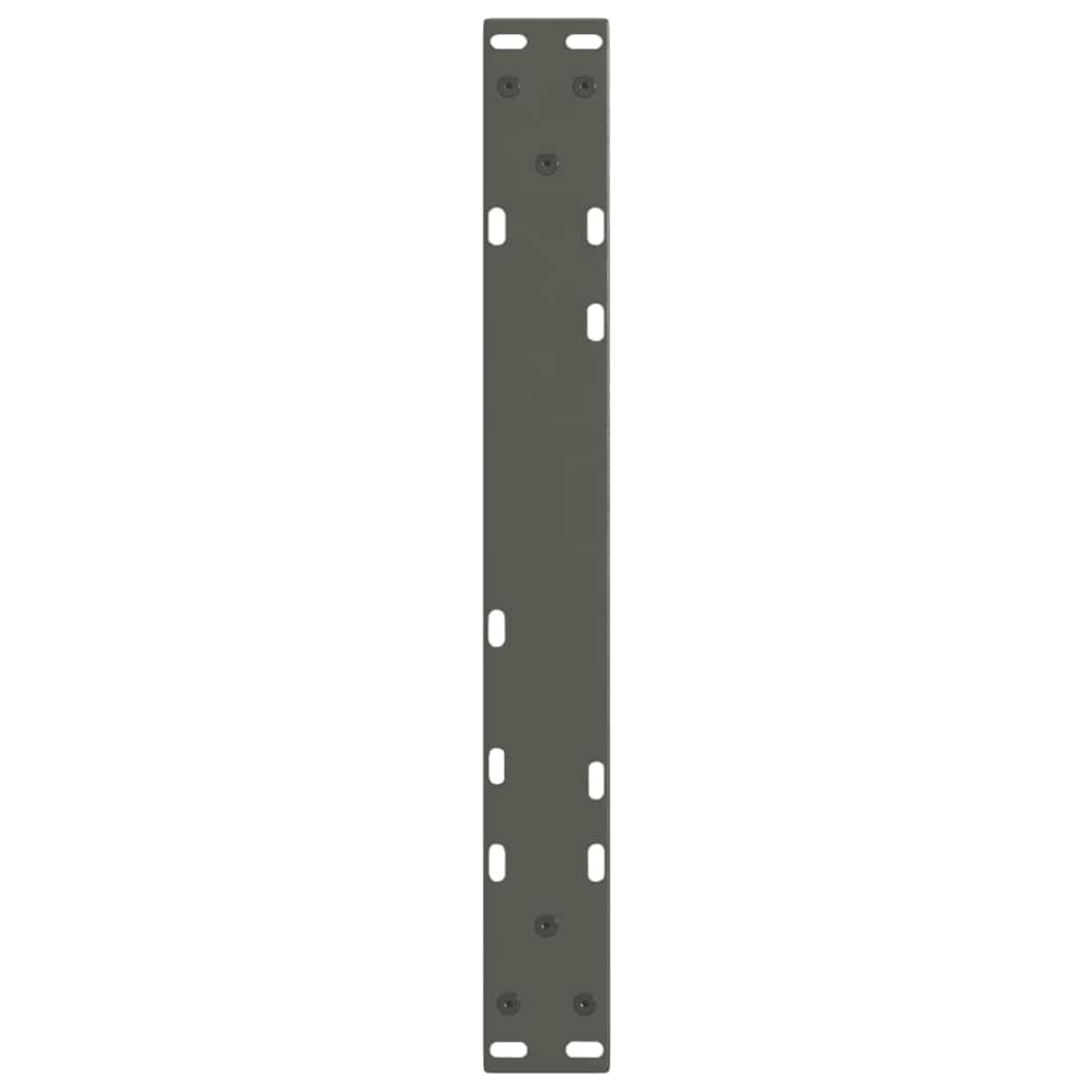 Couchtischbeine V-Form 2 Stück Schwarz 30x(30-31,3) cm Stahl