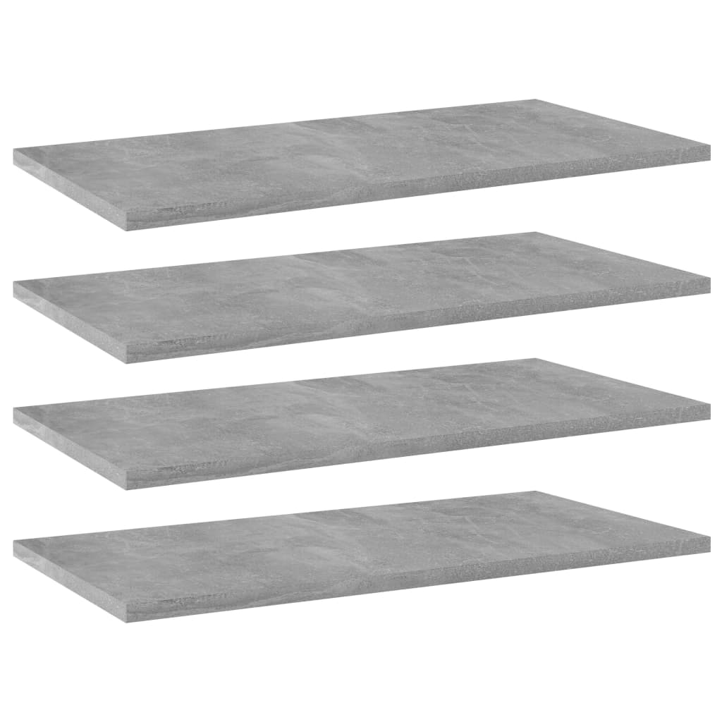 Bücherregal-Bretter 4 Stk. Weiß 40x10x1,5 cm Holzwerkstoff