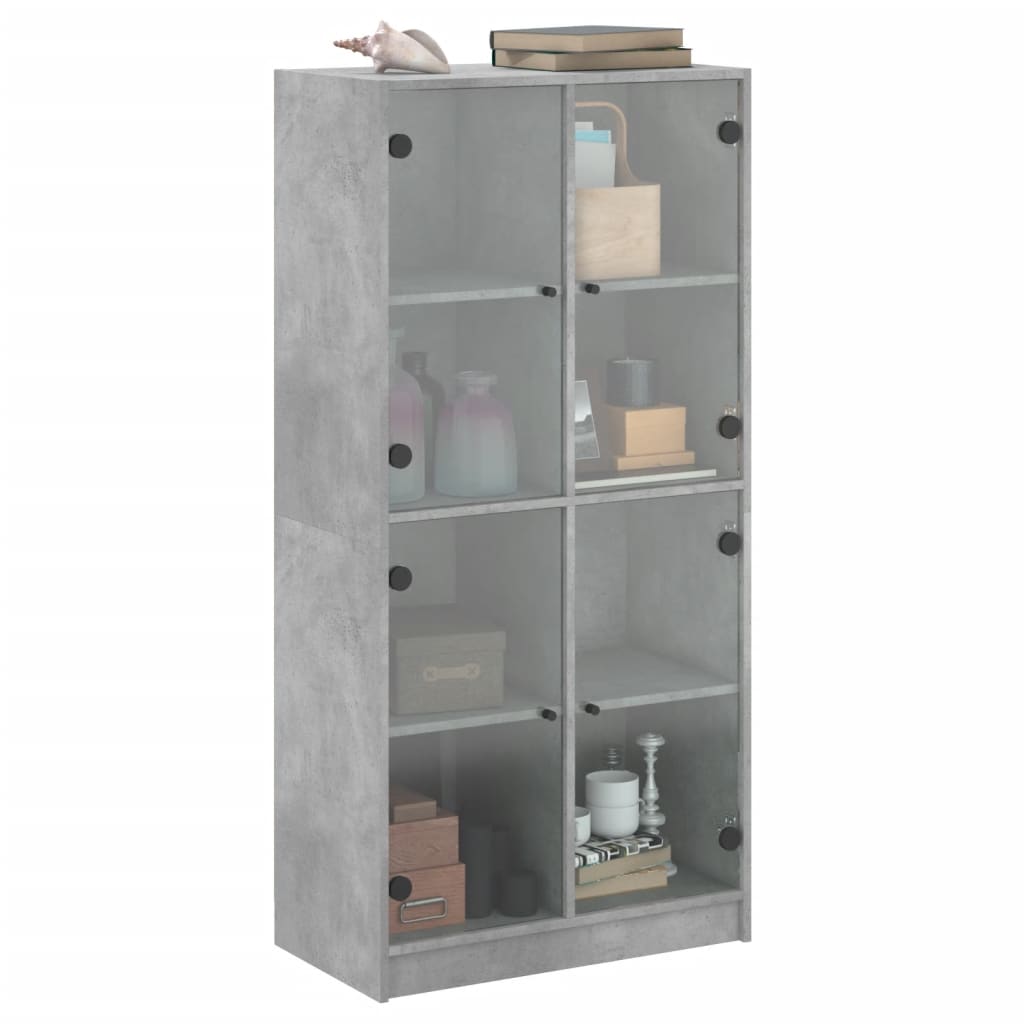 Bücherschrank mit Türen Weiß 136x37x142 cm Holzwerkstoff