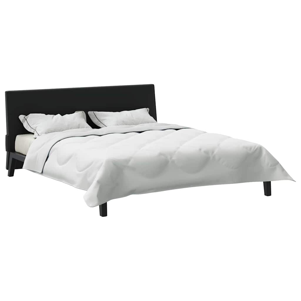 2-in-1 Bettdecke Weiß 135 x 200 cm Polyester