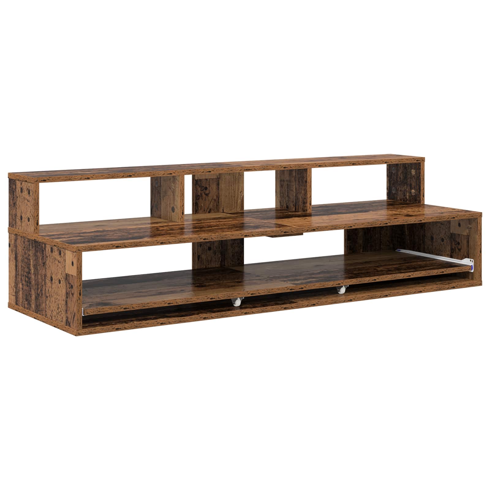 Studiotisch Weiß 152 x 42,5 x 36 cm Holzwerkstoff