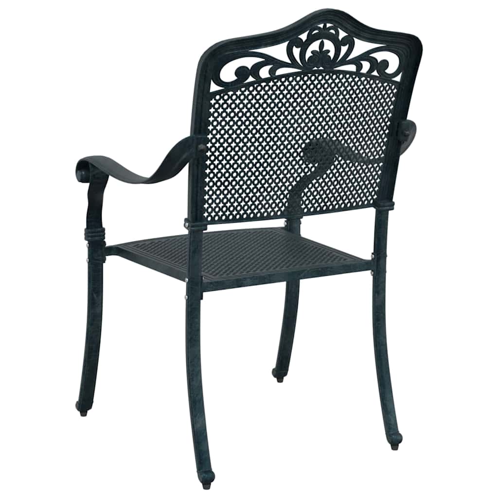 Gartenstuhl 2 pcs Bronze 55 x 55 x 92,5cm Aluminium