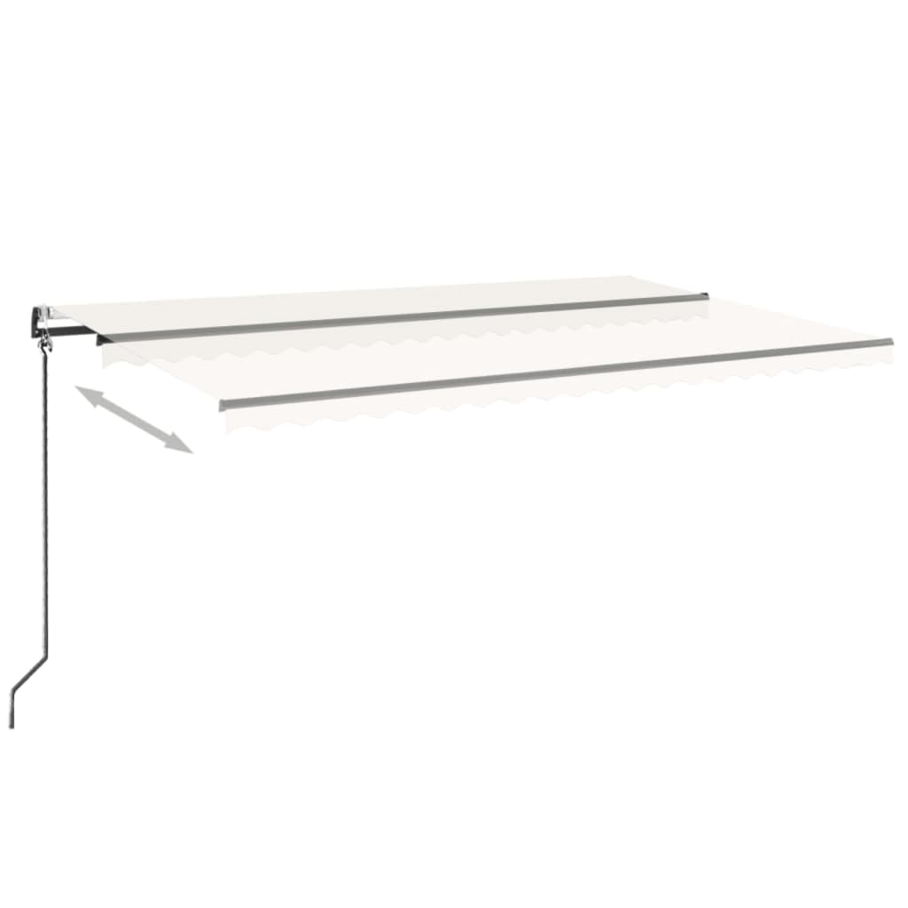 Markise Automatisch Einziehbar 350x250 cm Creme