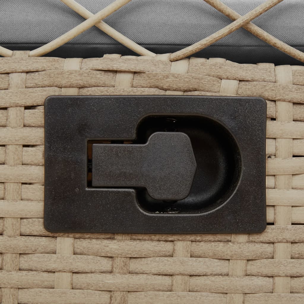 Gartensessel 2 Stk. Verstellbar Schwarz Poly Rattan