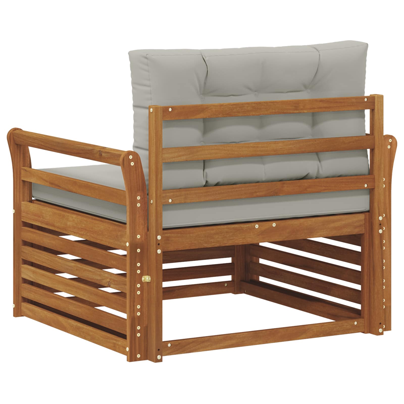 2 Stück Outdoor-Sofa Natur