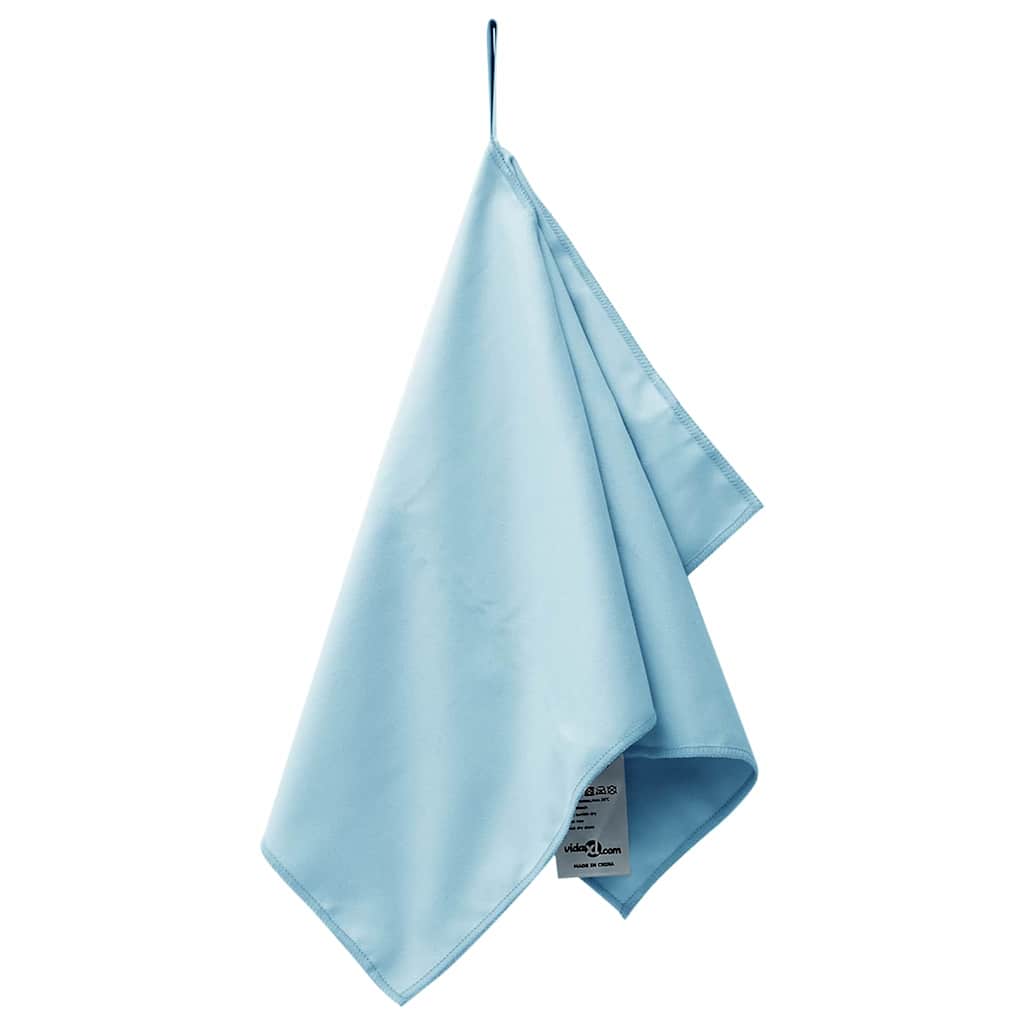 Sporthandtücher 2 pcs Schwarz 50 x 30 cm Polyester und Polyamid