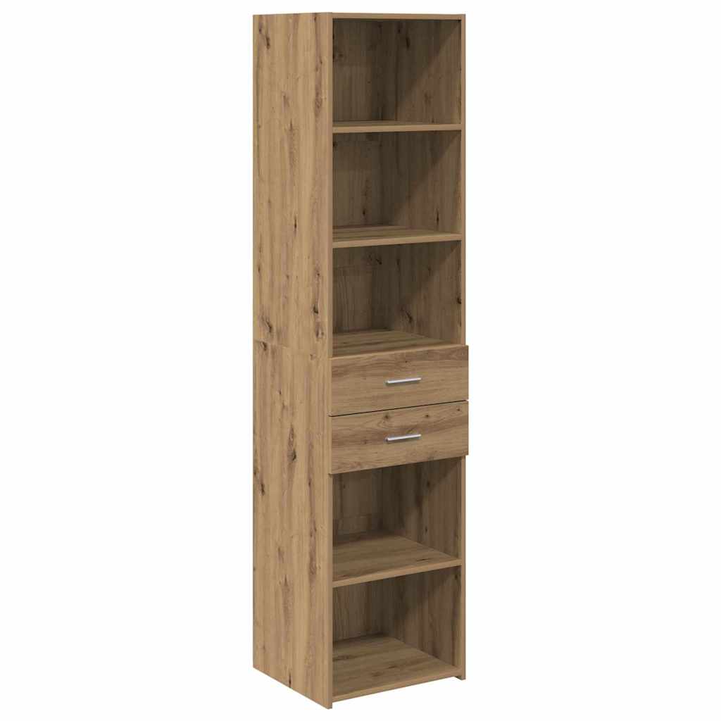 Highboard Altholz 45 x 42,5 x 185 cm Holzwerkstoff