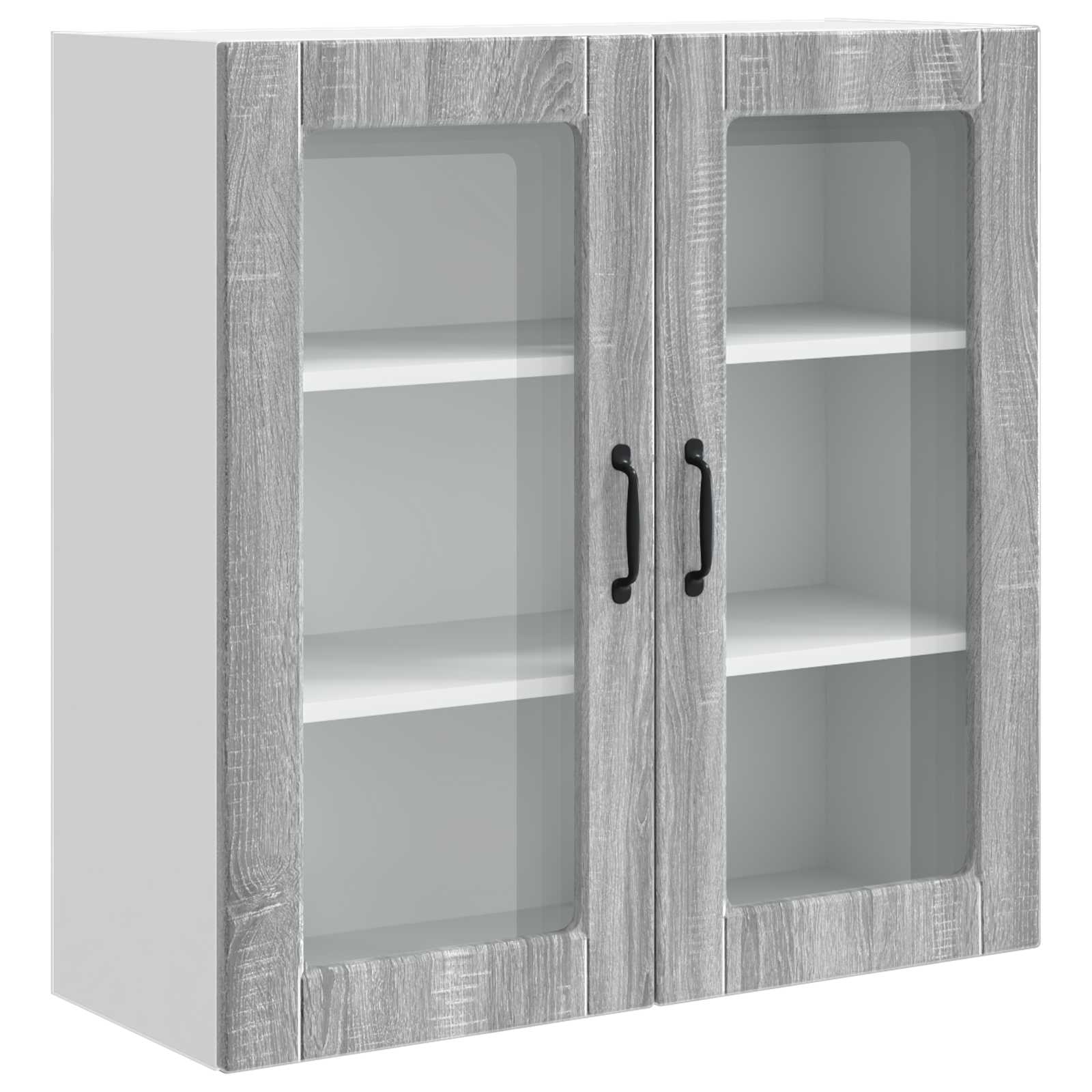 Herdumbauschränke 2 Stk. Porto Weiß Holzwerkstoff