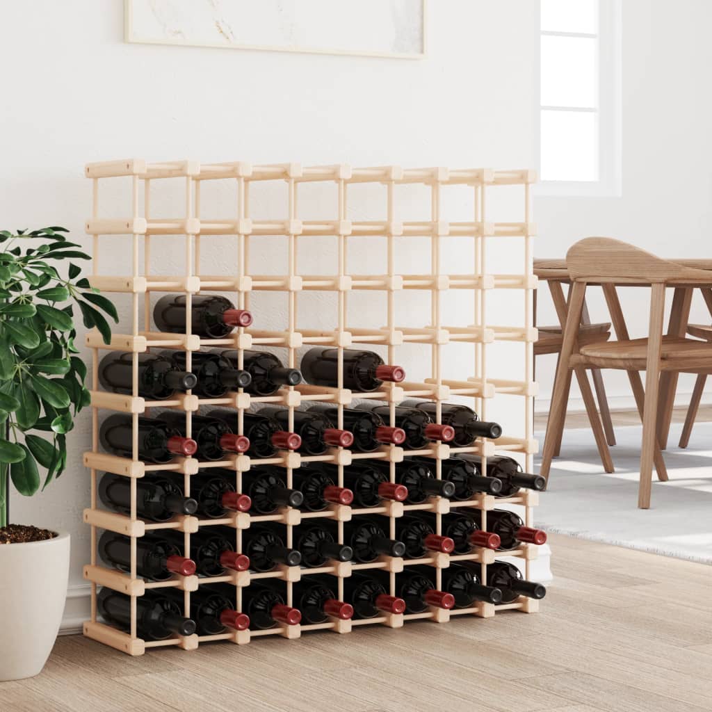Weinregal für 20 Flaschen 46,5x23x46,5 cm Massivholz Kiefer