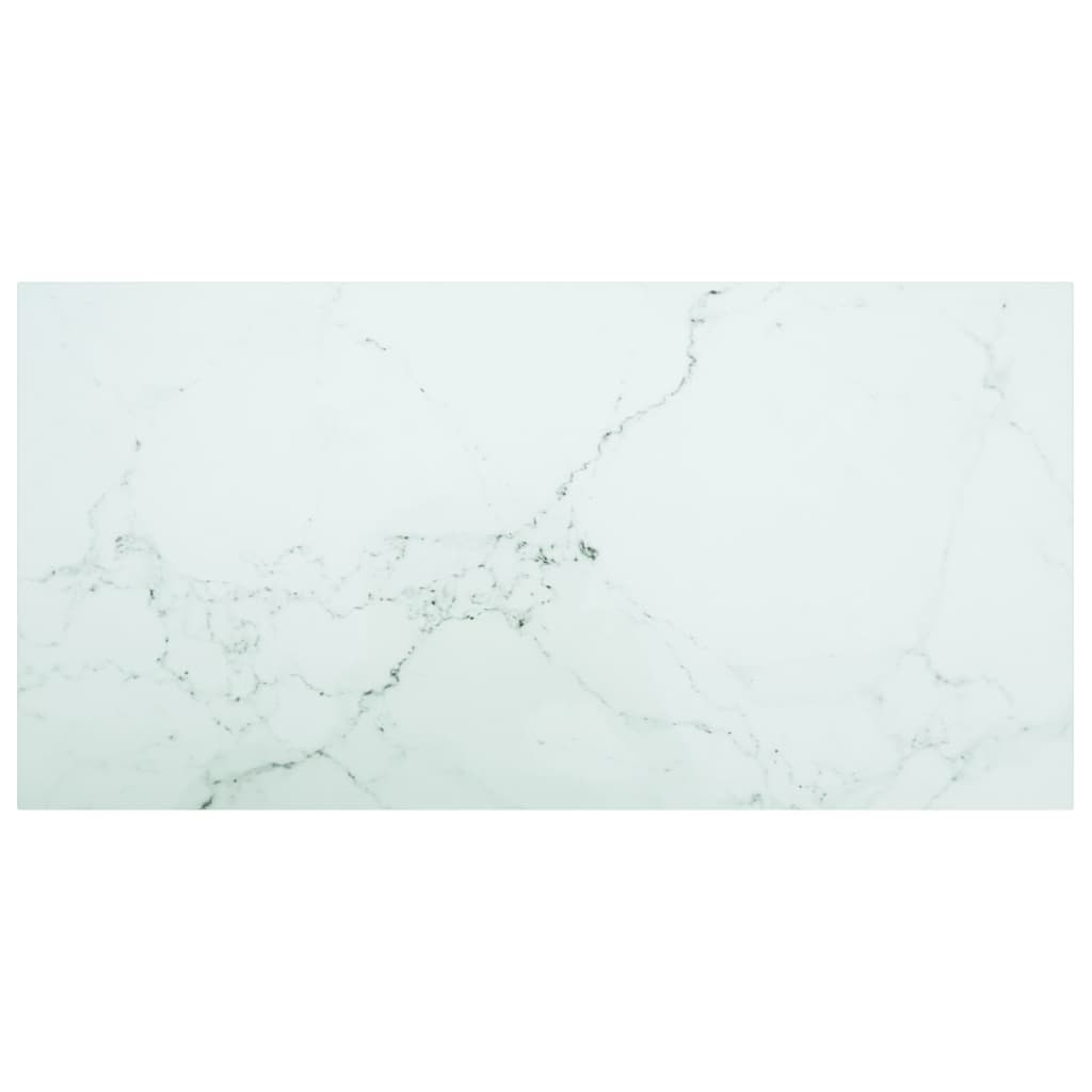 Tischplatte aus gehärtetem Glas quadratisch 700x700 mm