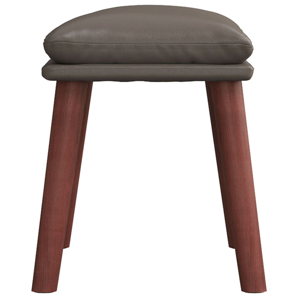 Fußhocker Schwarz 45x29,5x35 cm Kunstleder