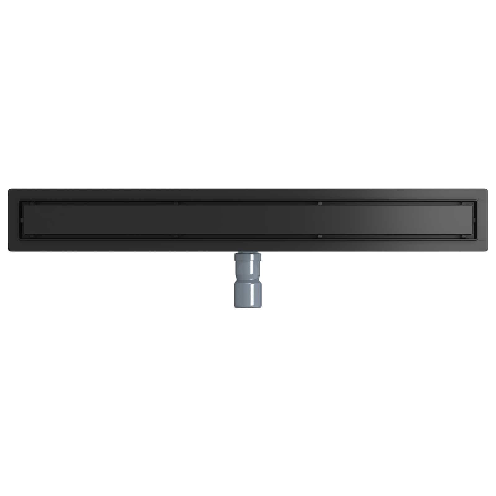Duschablauf 2-in-1 mit 360° Siphon Silber 54 x 11 x 9,5 cm
