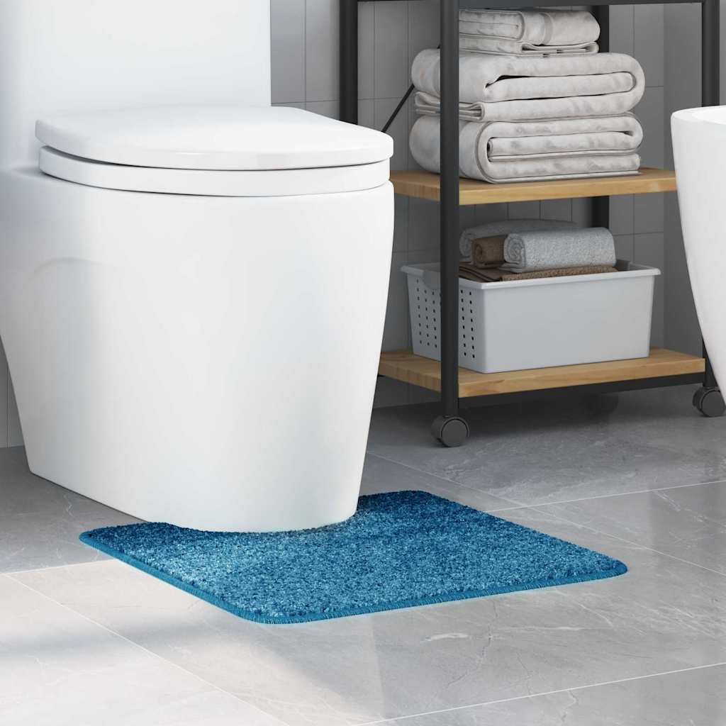 Rutschfeste Badematte mit Toilettenausschnitt Dunkelgrau