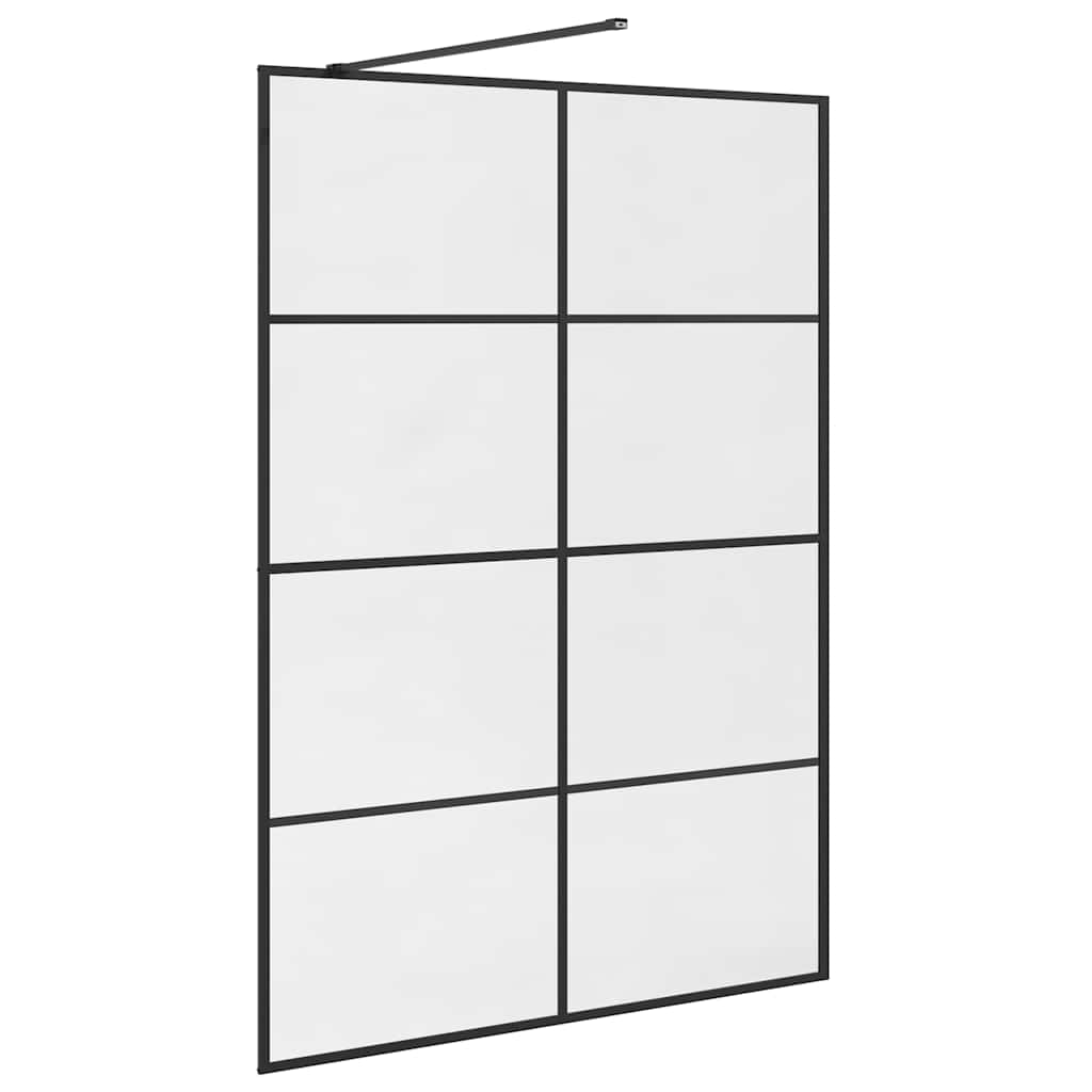 Duschwand für Begehbare Dusche mit Klarem ESG Glas 80x195 cm