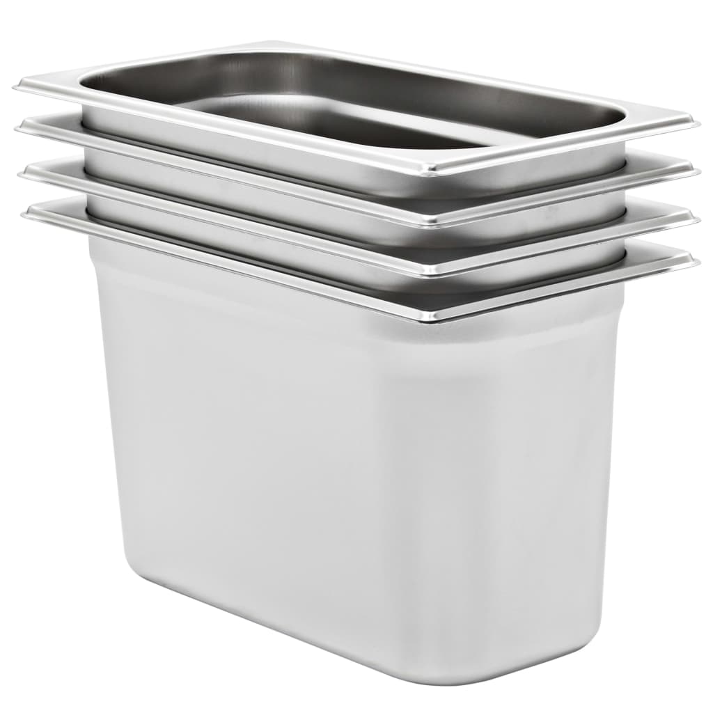 Gastronormbehälter 12 Stk. GN 1/3 20 mm Edelstahl