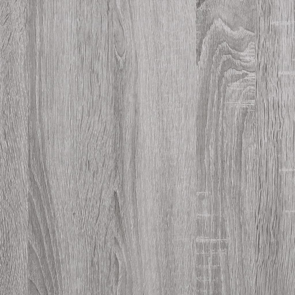 Highboard Betongrau 69,5x34x180 cm Holzwerkstoff