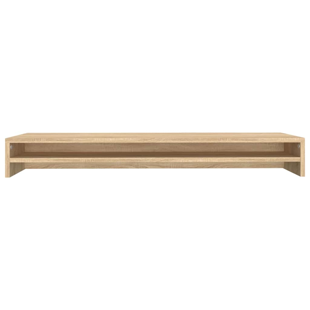Monitorständer Weiß 100x24x13 cm Holzwerkstoff