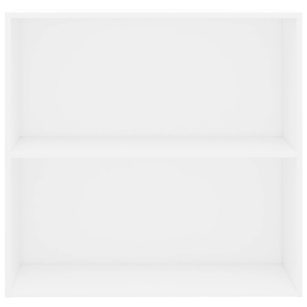 Bücherregal Weiß 80x30x189 cm Holzwerkstoff