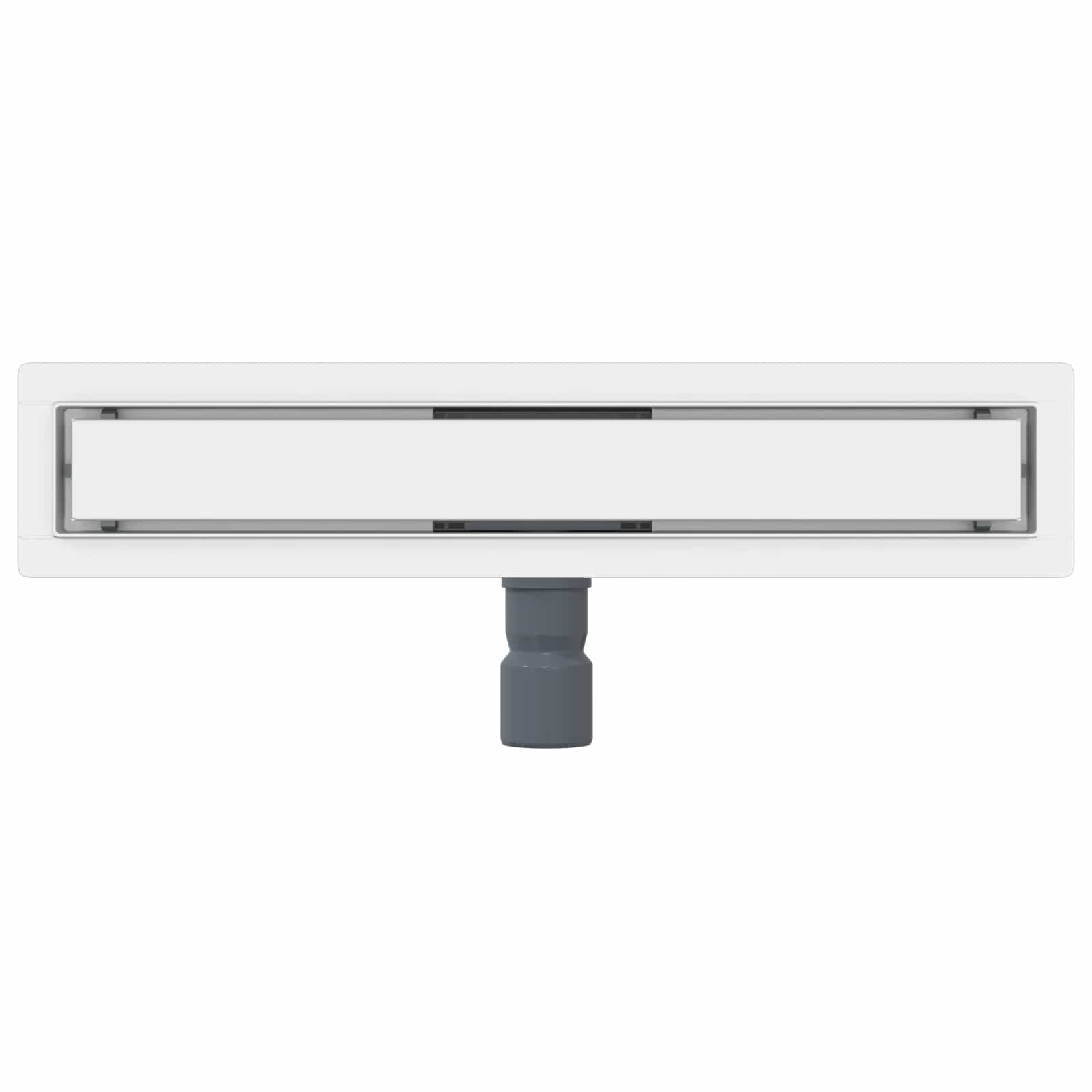 2 in 1 Duschabfluss Silber 50 cm Edelstahl 304