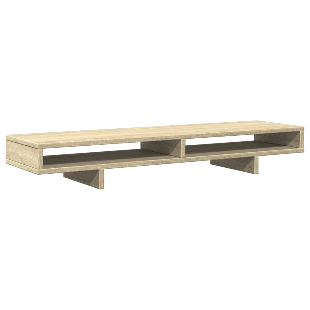 Monitor Halterung Schwarz 100 x 27 x 15 cm Holzwerkstoff