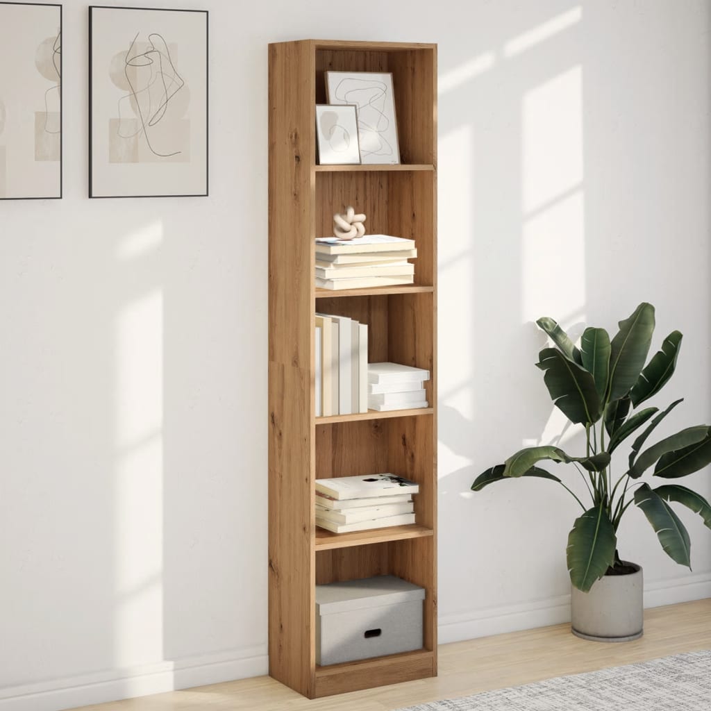 Bücherregal Weiß 40x24x75 cm Holzwerkstoff