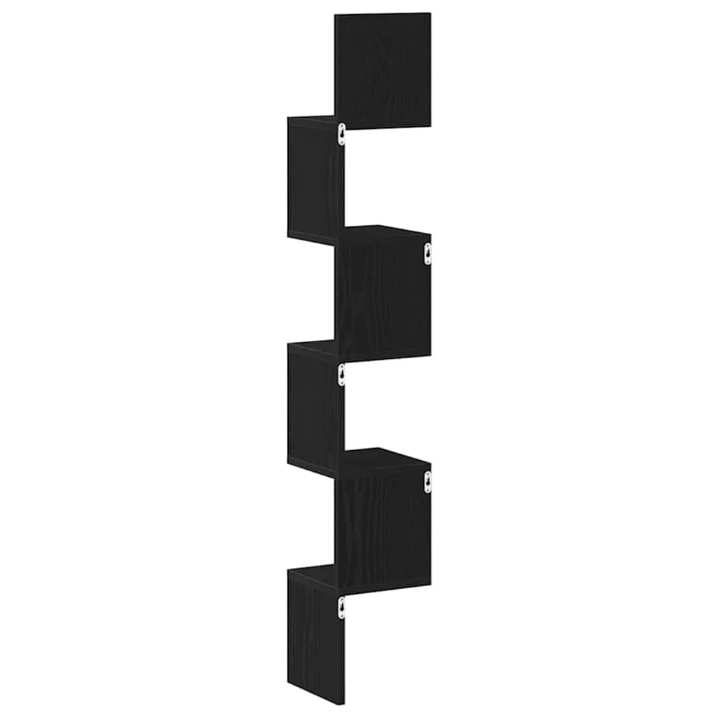Wand-Eckregal Weiß 20x20x127,5 cm Holzwerkstoff