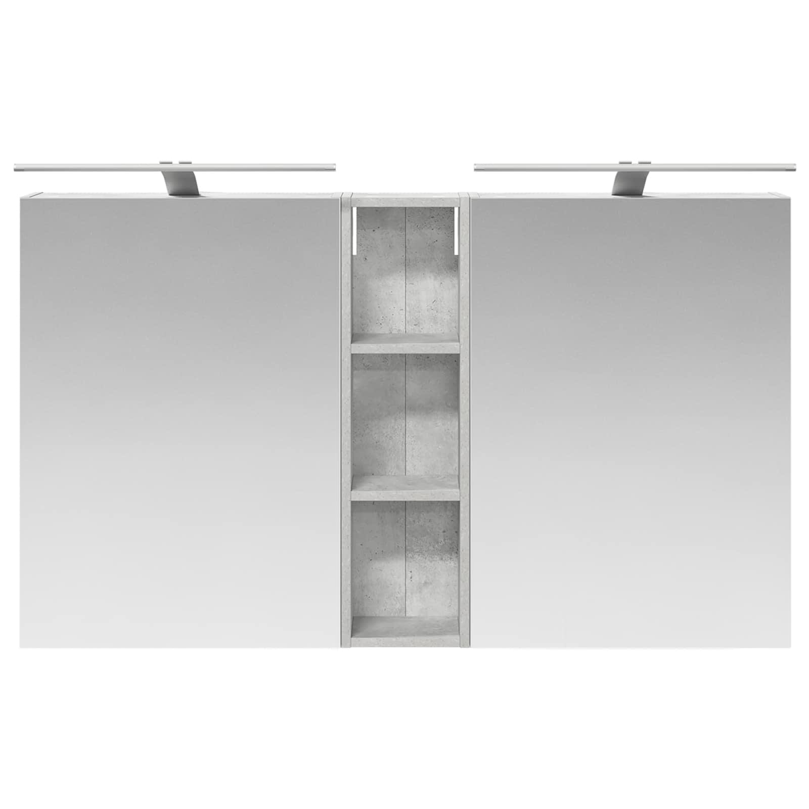 Badezimmerschrank-Set 3 pcs 80 x 10,5 x 50 cm Holzwerkstoff