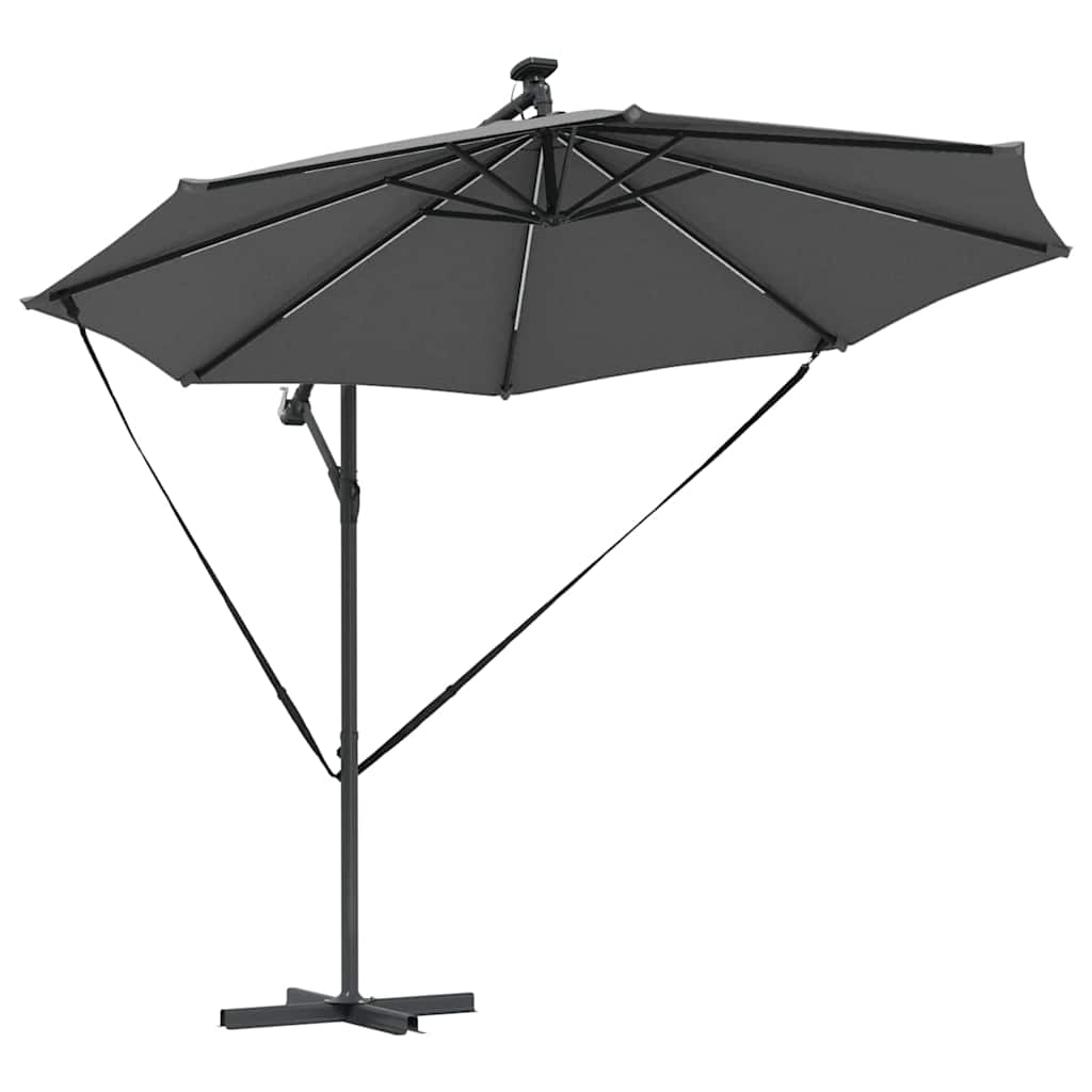 Sonnenschirm Sand 294 x 294 x 248 cm Polyester und Aluminium
